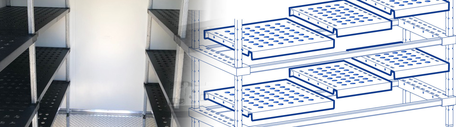 Commercial Coldroom Shelving. Food Safe & HACCP Approved